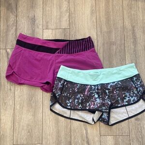 Lululemon Speed Up Shorts (2 for the Price of 1)